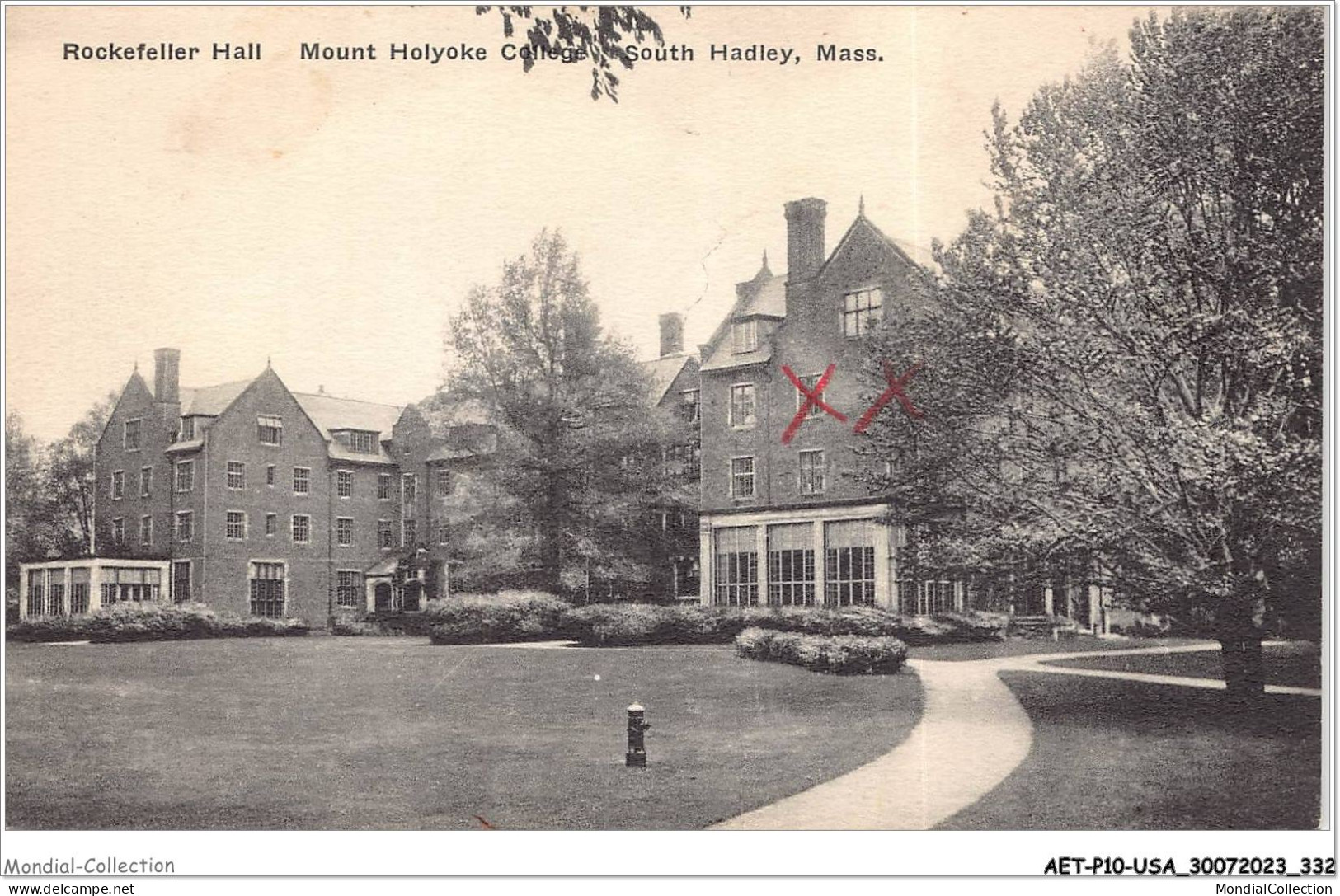 AETP10-USA-0856 - SOUTH HADLEY - MASS - Rockefeller Hall - Mount Holyoke College - Autres & Non Classés
