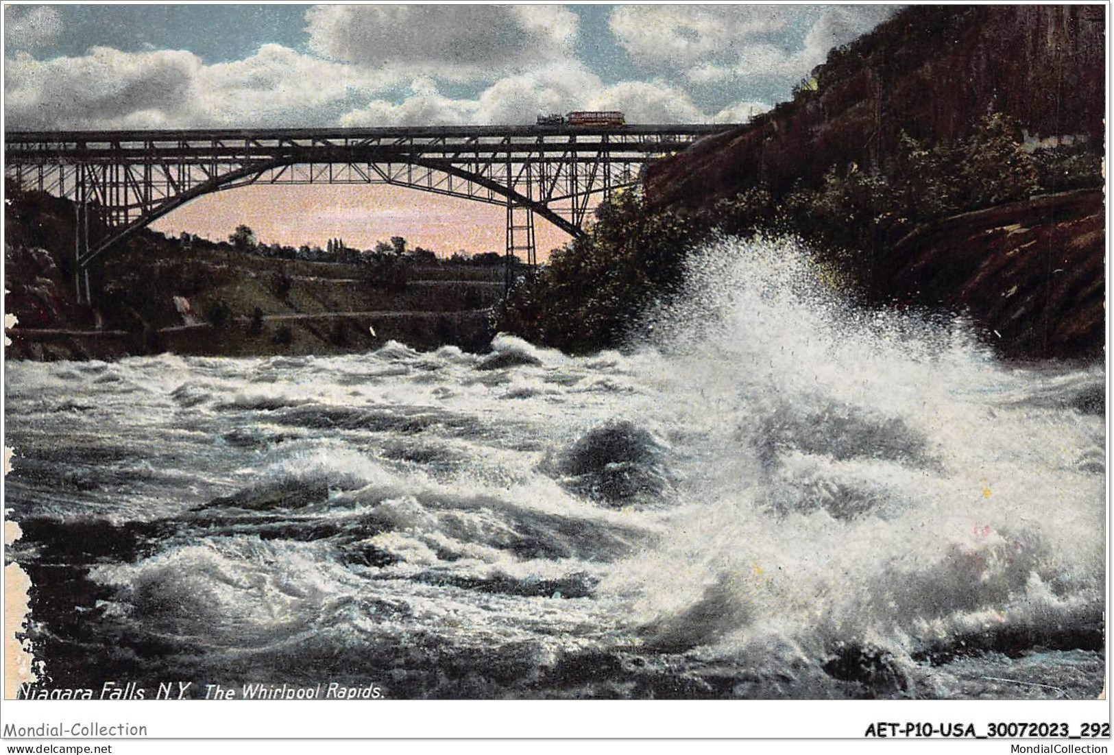 AETP10-USA-0836 - NIAGARA FALLS - N Y - The Whirlpool Rapids - Puentes Y Túneles