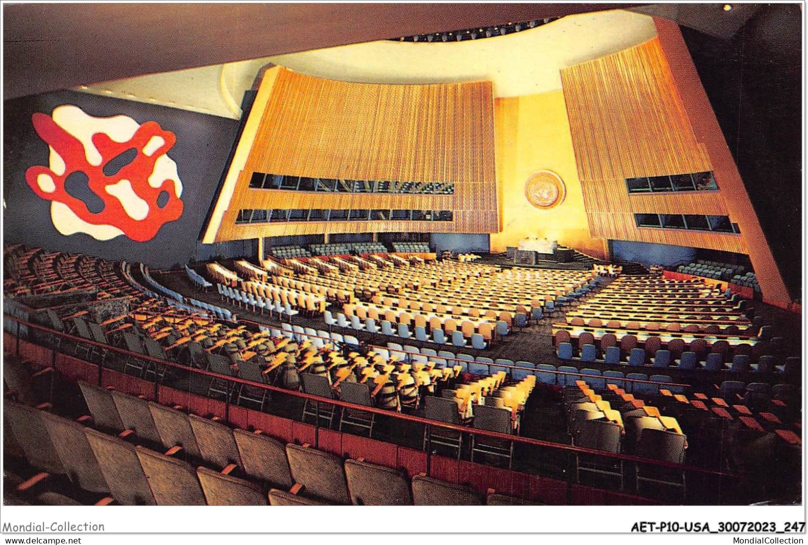 AETP10-USA-0813 - A View Of The General Assembly Hall In United Nations Headquarters - Panoramic Views