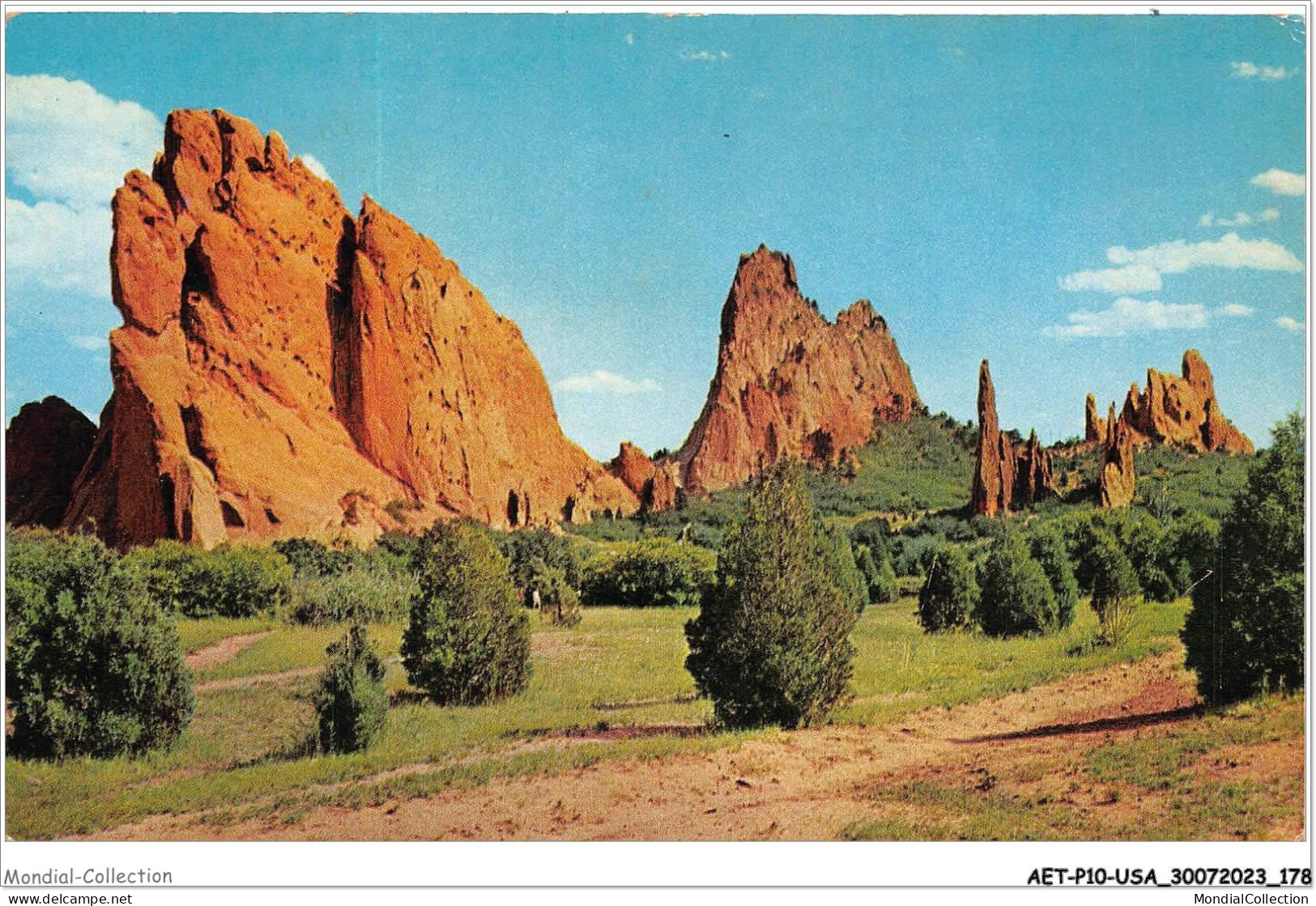 AETP10-USA-0778 - COLORADO - Old Rock Formations Garden Of The Gods - Colorado Springs