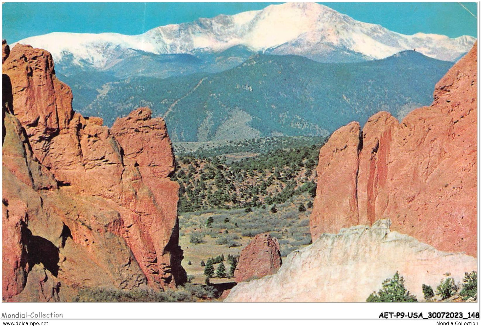 AETP9-USA-0763 - COLORADO - Pikes Peak From Garden Of The Gods - Colorado Springs