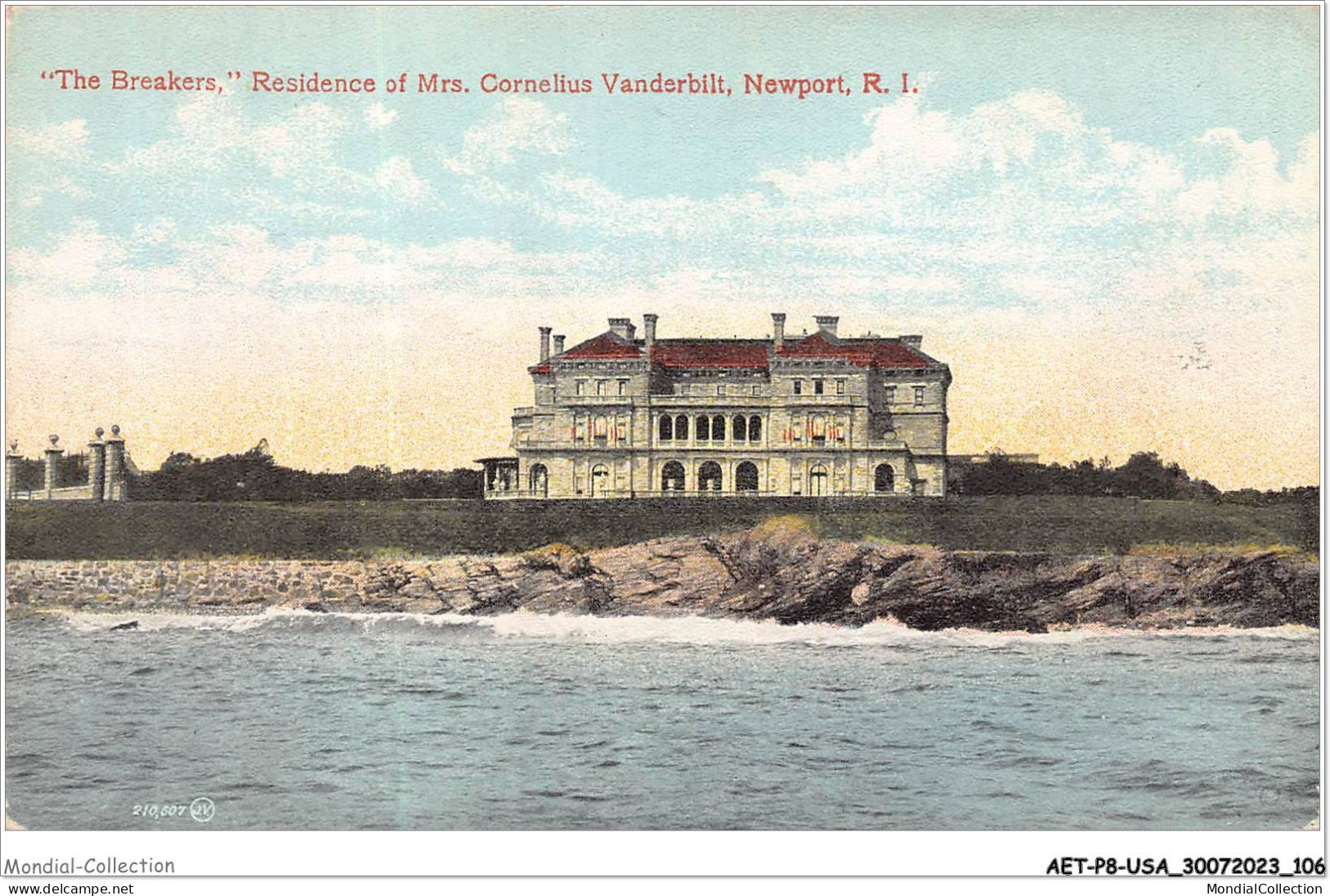 AETP8-USA-0663 - NEWPORT - R I - The Breakers - Residence Of Mrs Cornelius Vanderbilt - Newport