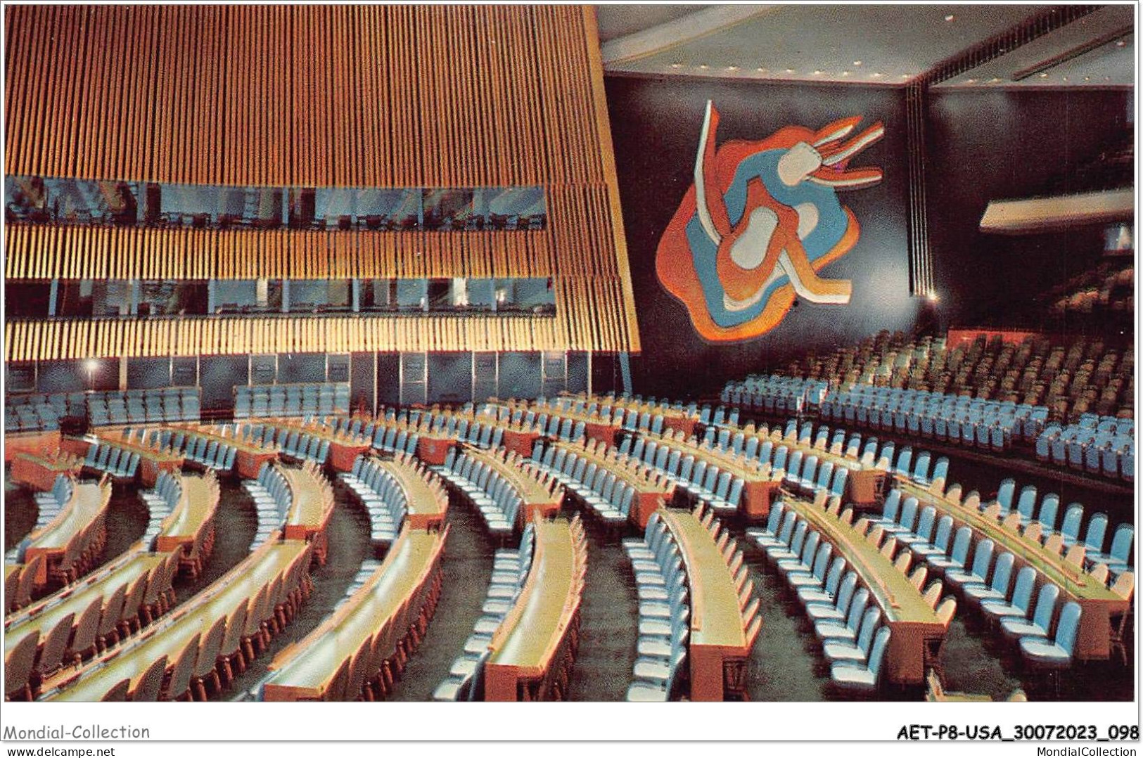 AETP8-USA-0659 - NEW YORK - A View Of The General Assembly Hall In The United Nations Headquarters - Andere Monumente & Gebäude