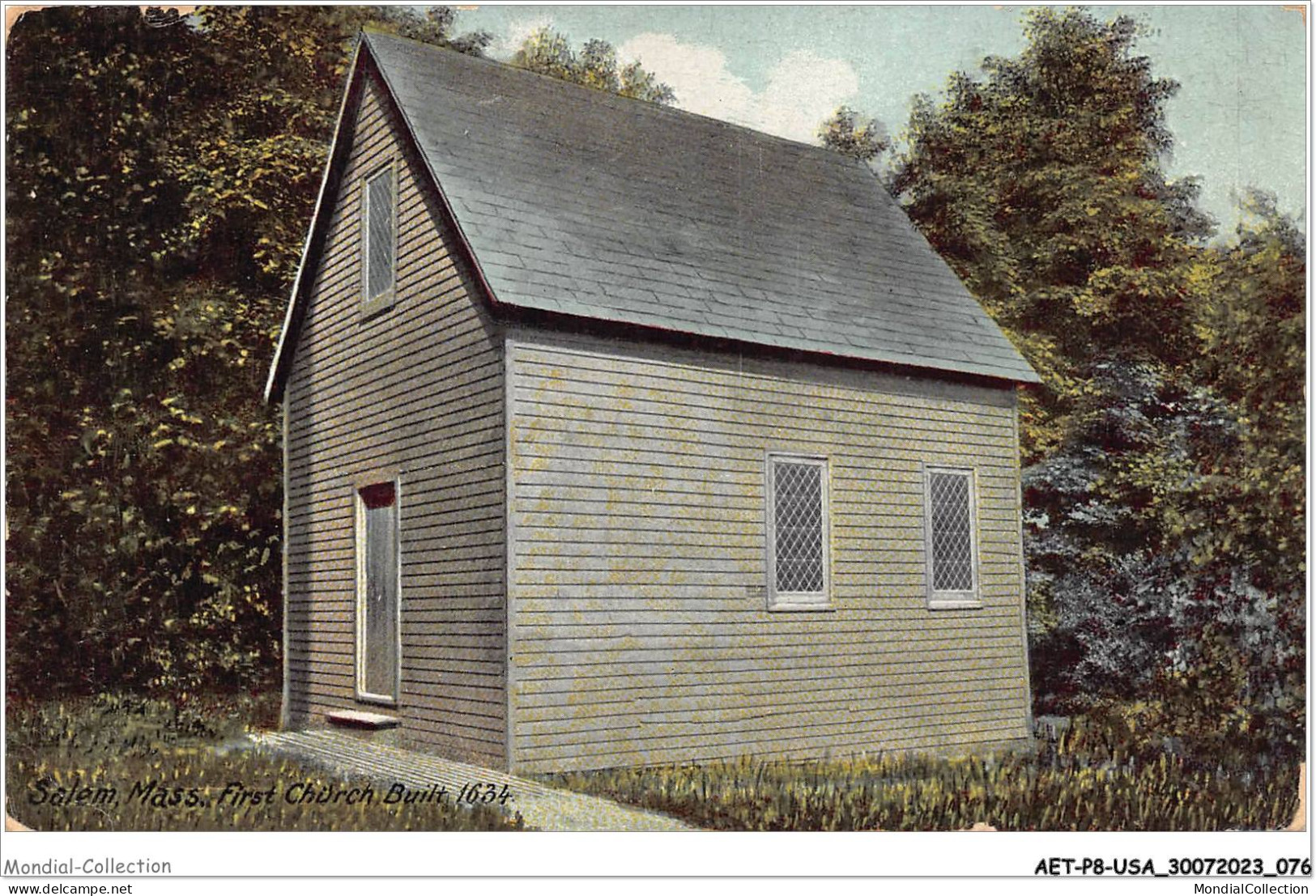 AETP8-USA-0648 - SALEM - MASS - First Church Built 1634 - Autres & Non Classés