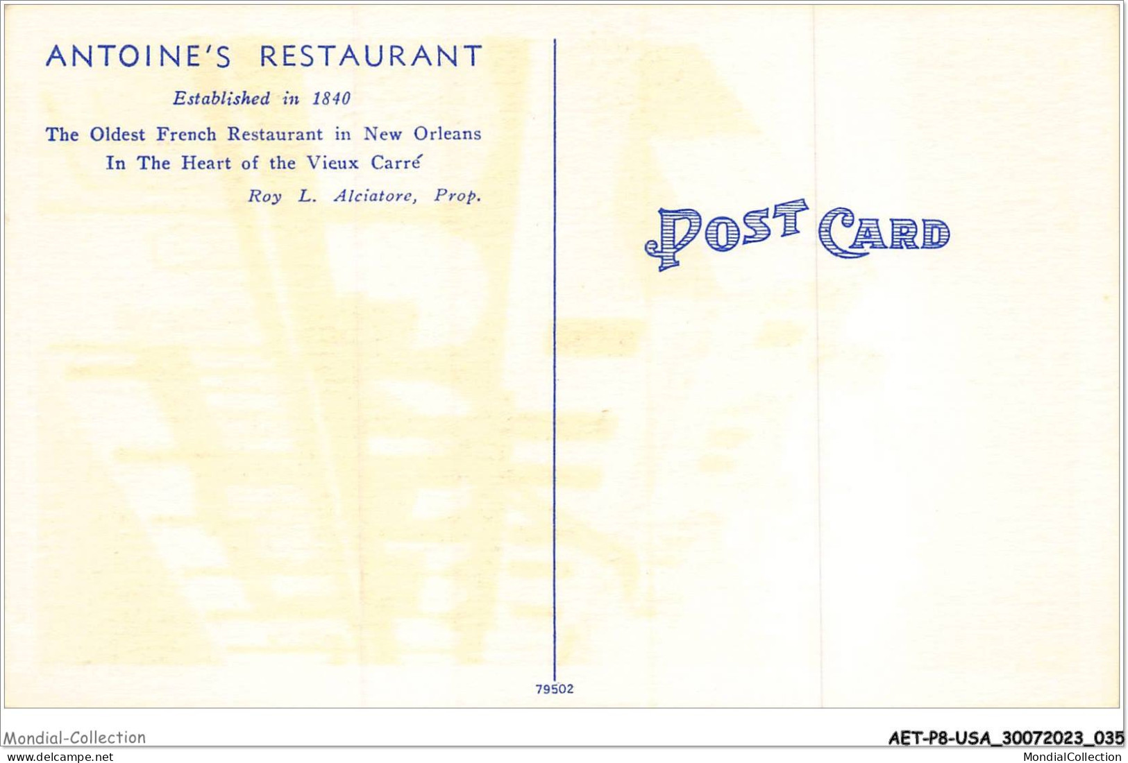 AETP8-USA-0626 - NEW ORLEANS - Antoine's Restaurant  - New Orleans