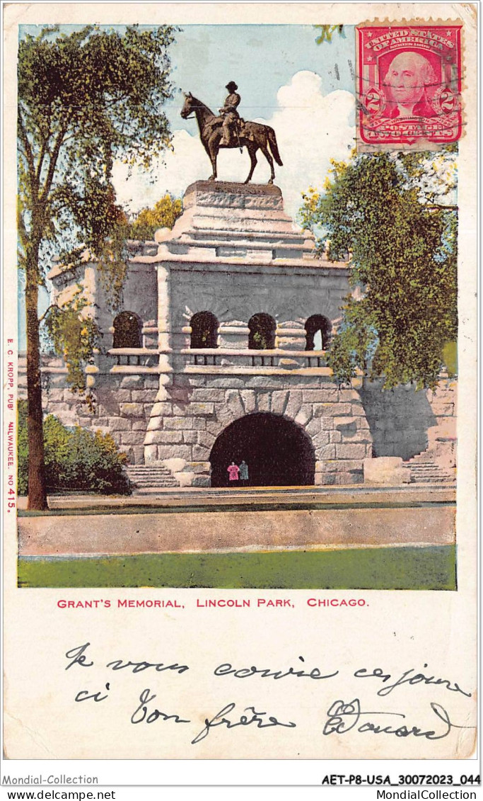 AETP8-USA-0632 - CHICAGO - Grant's Memorial - Lincoln Park - Chicago