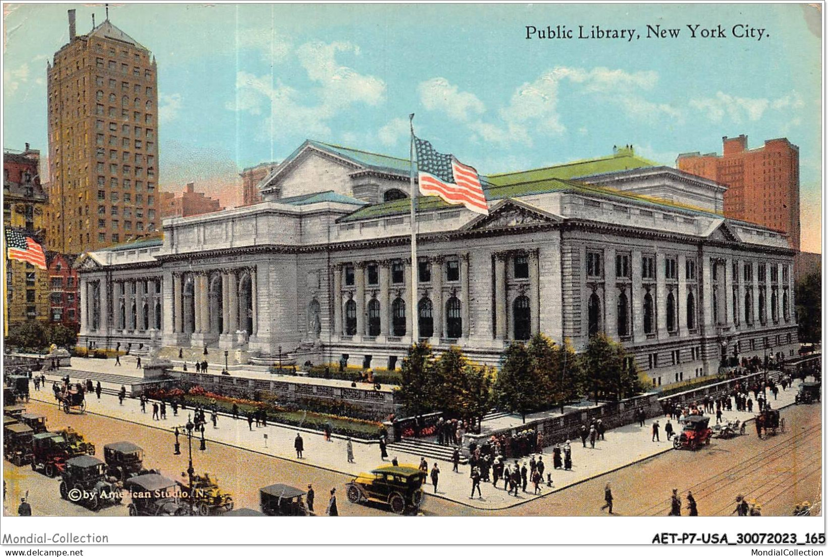 AETP7-USA-0605 - NEW YORK CITY - Public Library - Autres Monuments, édifices