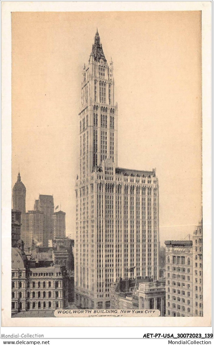 AETP7-USA-0592 - NEW YORK CITY - Woolworth Building - Otros Monumentos Y Edificios