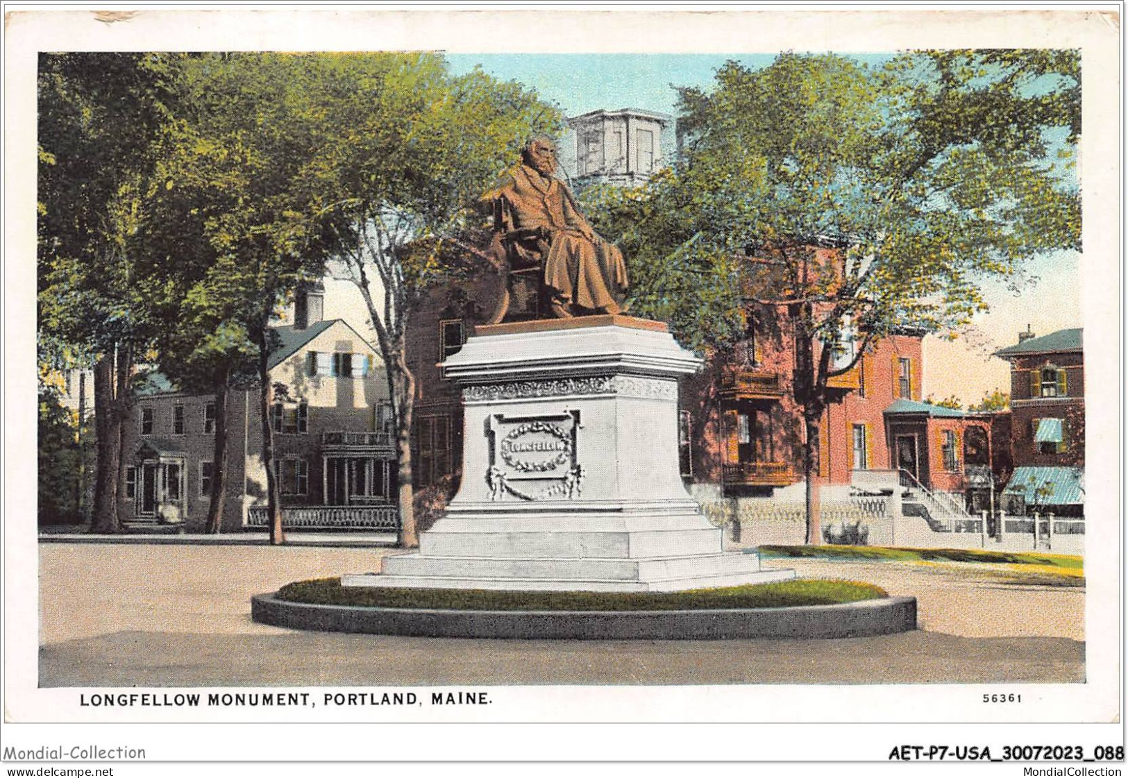AETP7-USA-0566 - PORTLAND - MAINE - Longfellow Monument - Portland