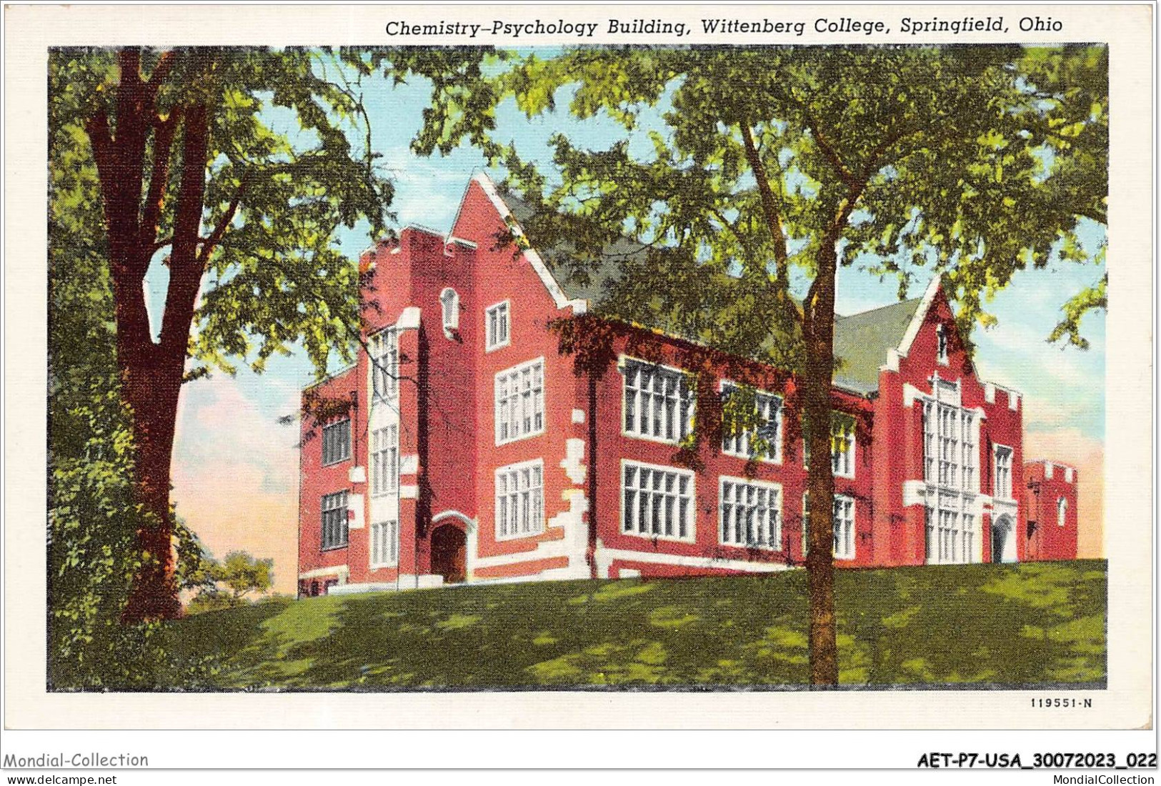 AETP7-USA-0533 - SPRINGFIELD - OHIO - Chemistry-psychology Building - Wittenberg College - Other & Unclassified