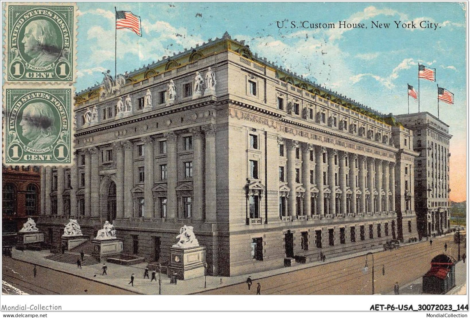 AETP6-USA-0507 - NEW YORK CITY - U S Custom House - Other Monuments & Buildings