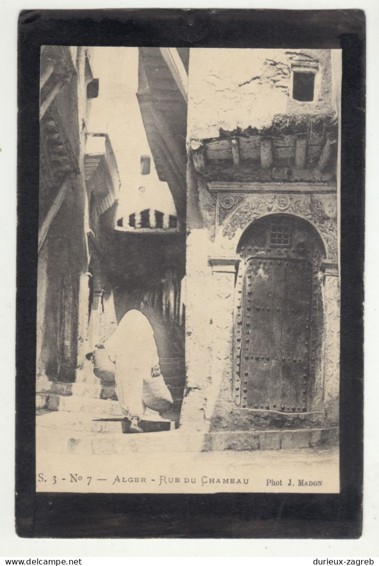Alger Rue Du Chameau Old Postcard Not Posted B240503 - Autres & Non Classés