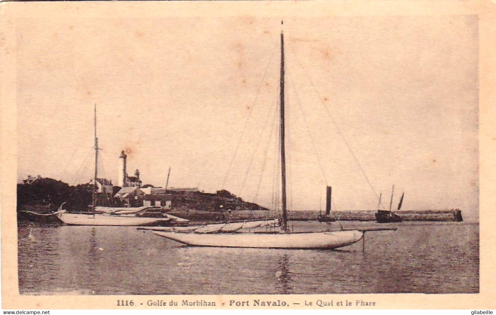 56 - Morbihan - PORT NAVALO ( Arzon ) - Le Quai Et Le Phare - Arzon