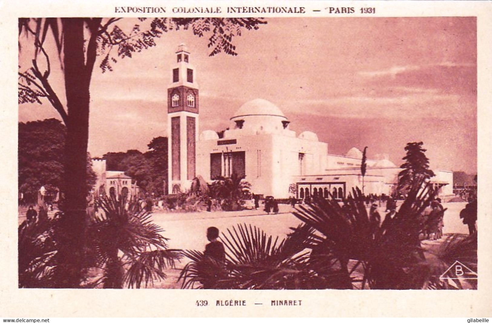 75 - PARIS - Exposition Coloniale 1931 - Algerie - Minaret - Ausstellungen