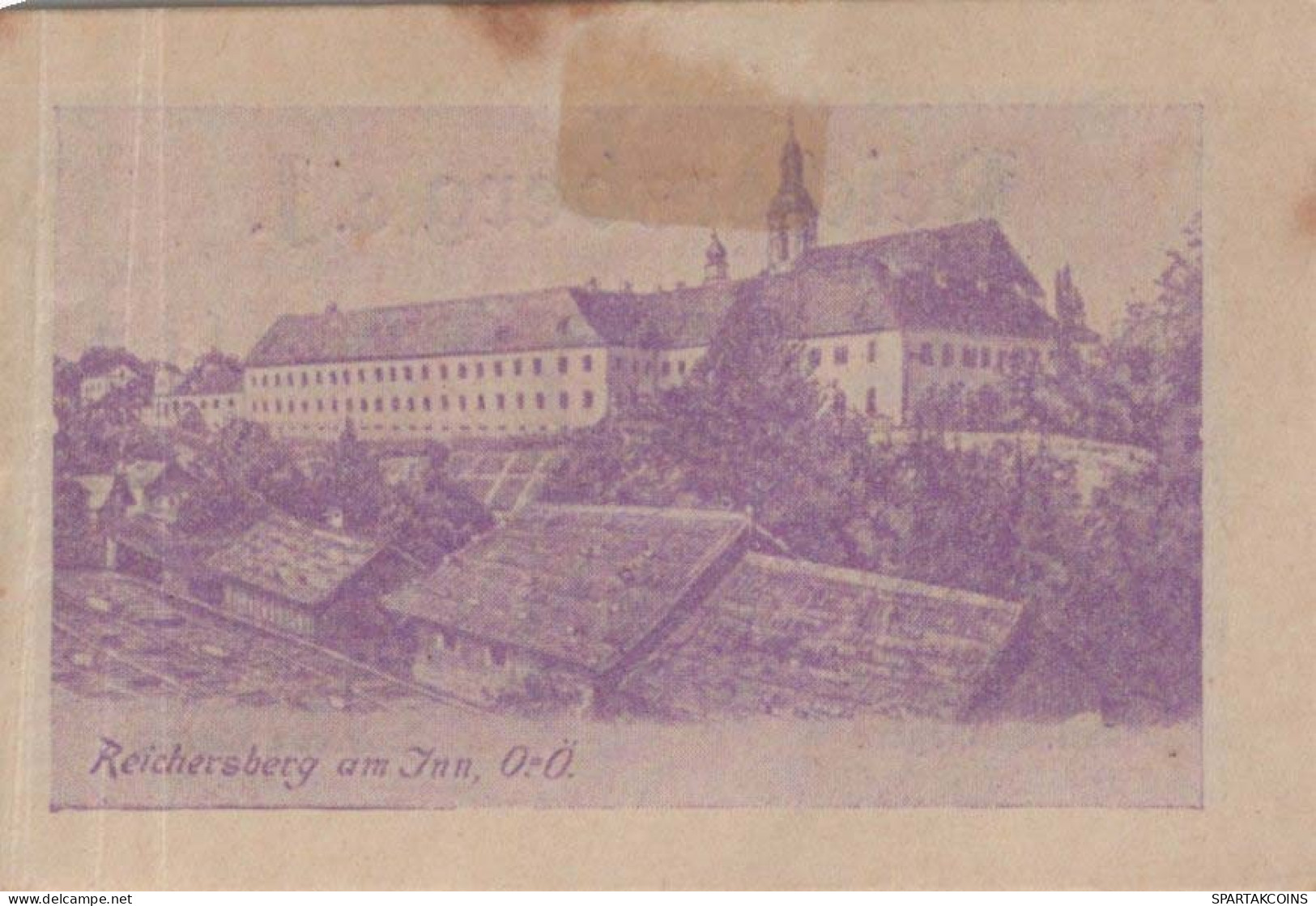 20 HELLER 1920 Stadt REICHERSBERG Oberösterreich Österreich Notgeld #PI257 - Lokale Ausgaben