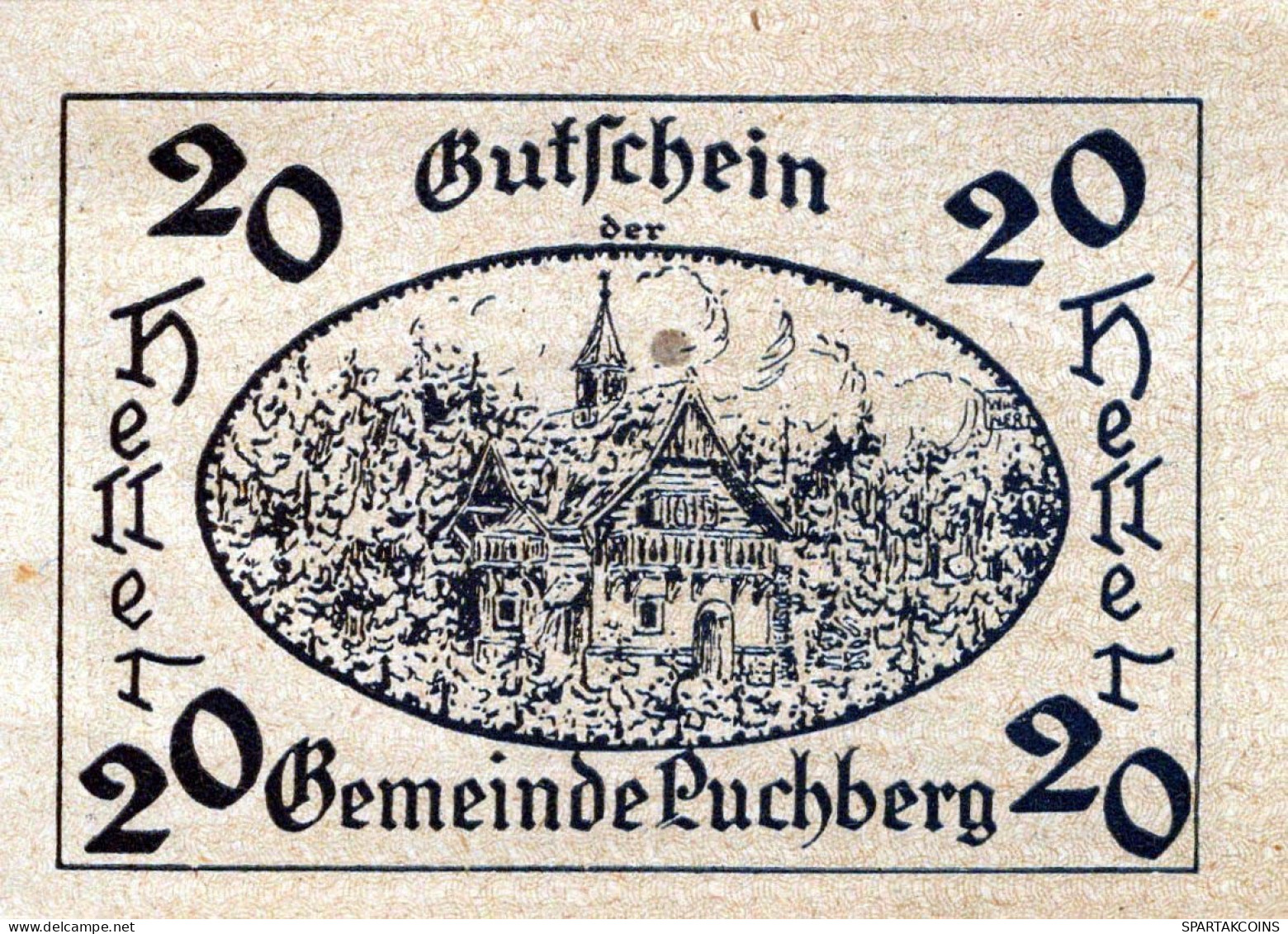 20 HELLER 1920 Stadt PUCHBERG BEI WELS Oberösterreich Österreich Notgeld Papiergeld Banknote #PG980 - [11] Local Banknote Issues