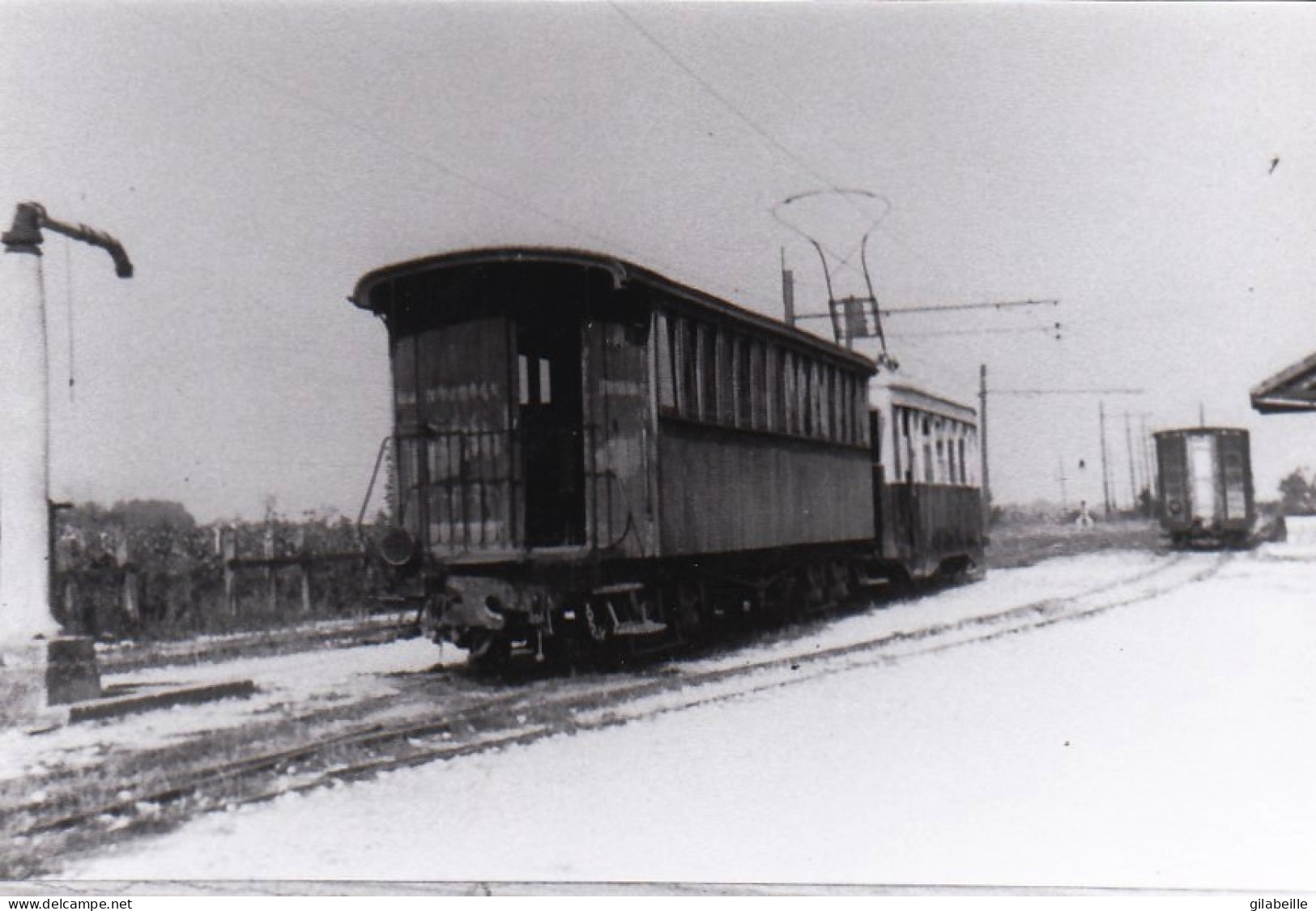 Photo - DIJON CANAL - CDCO - Motrice "Satramo " A La Manoeuvre - Tramway Supprimé Le 23 Mai 1953 - Retirage - Sin Clasificación