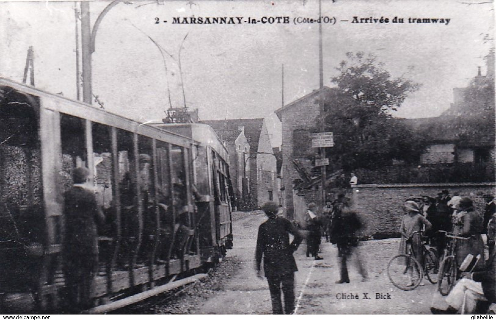 Photo - 21 - Cote D'or - MARSANNAY La COTE - Arrivée Du Tramway -retirage - Treinen