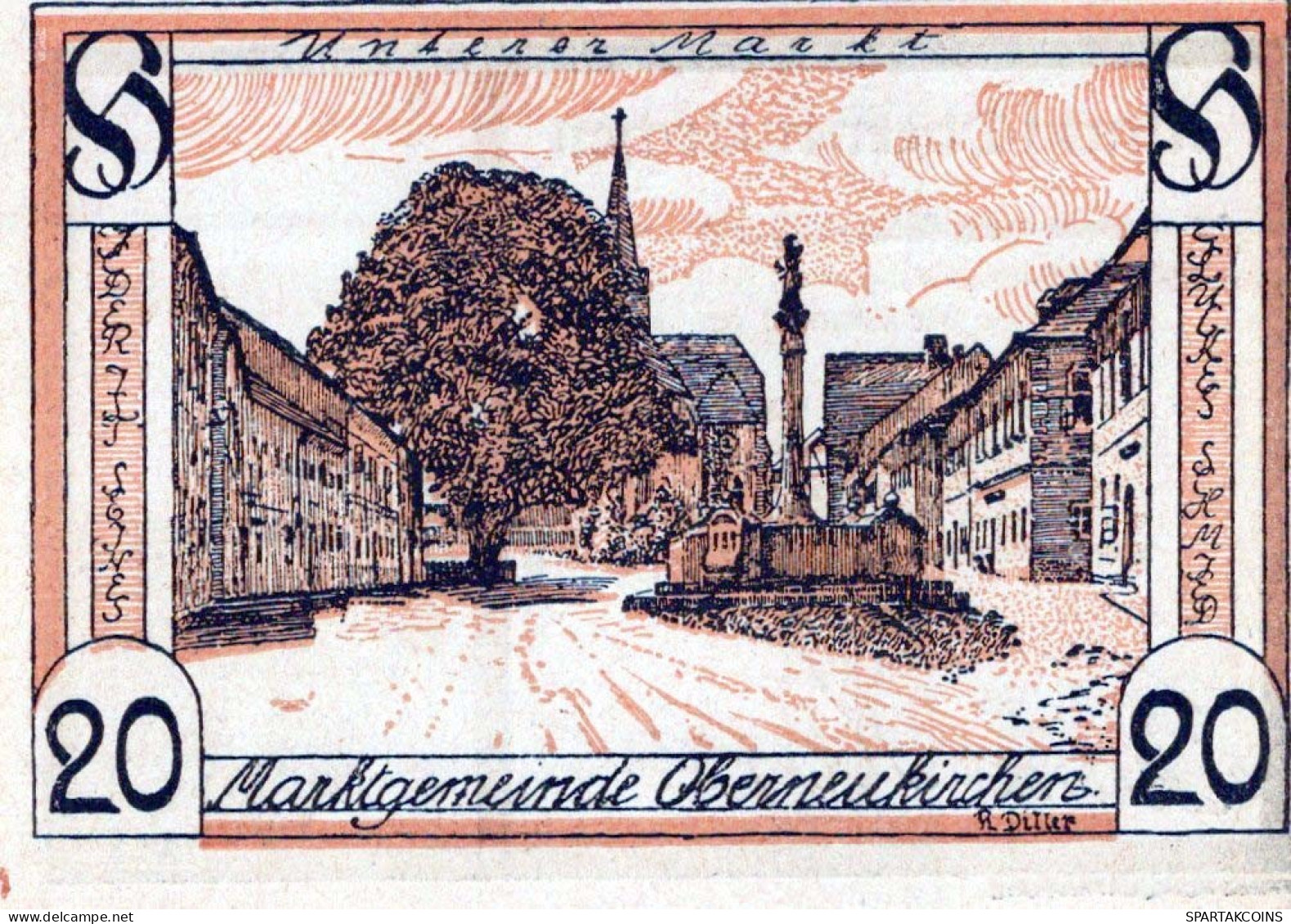 20 HELLER 1920 Stadt OBERNEUKIRCHEN Oberösterreich Österreich Notgeld #PE490 - [11] Emisiones Locales