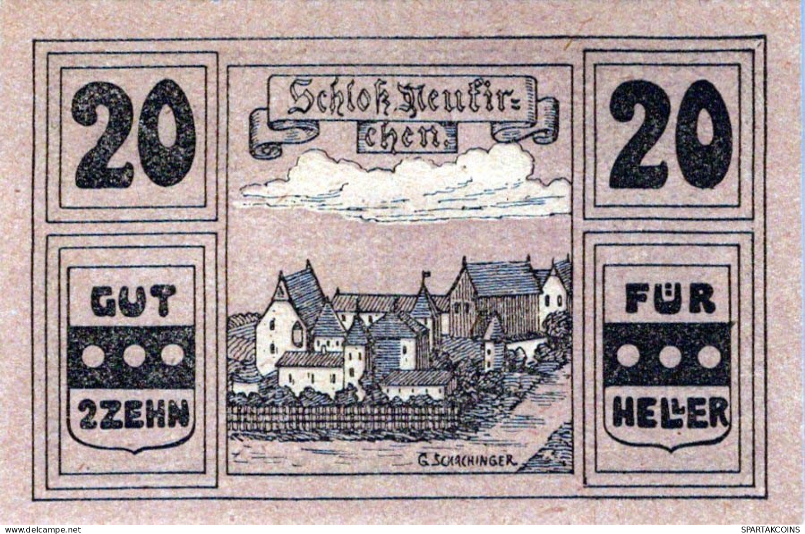 20 HELLER 1920 Stadt Neukirchen An Der Enknach Oberösterreich Österreich #PE460 - Lokale Ausgaben
