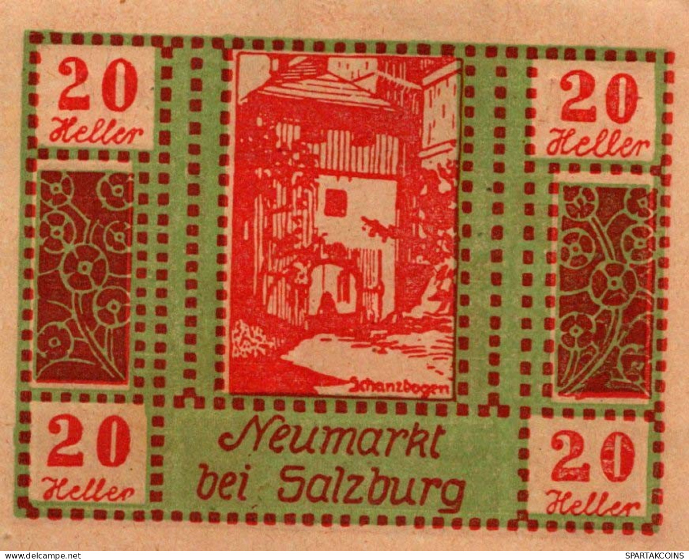 20 HELLER 1920 Stadt NEUMARKT BEI SALZBURG Salzburg UNC Österreich #PH405 - Lokale Ausgaben