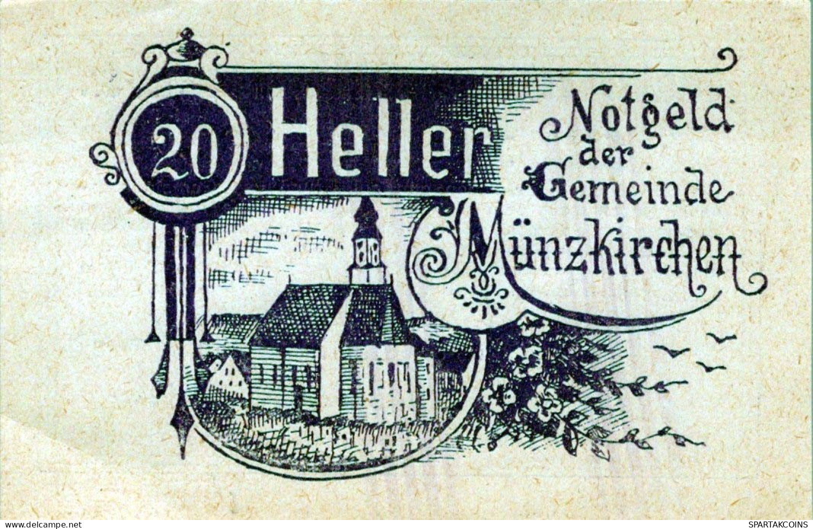 20 HELLER 1920 Stadt Münzkirchen Oberösterreich Österreich Notgeld #PF750 - [11] Emissioni Locali