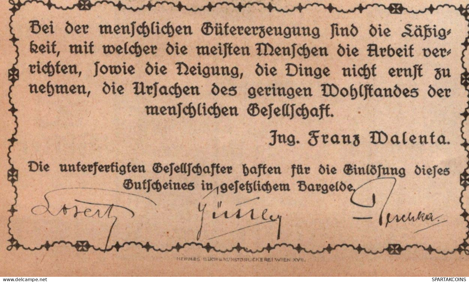 20 HELLER 1920 Stadt MELK Niedrigeren Österreich Notgeld Banknote #PD860 - [11] Emisiones Locales