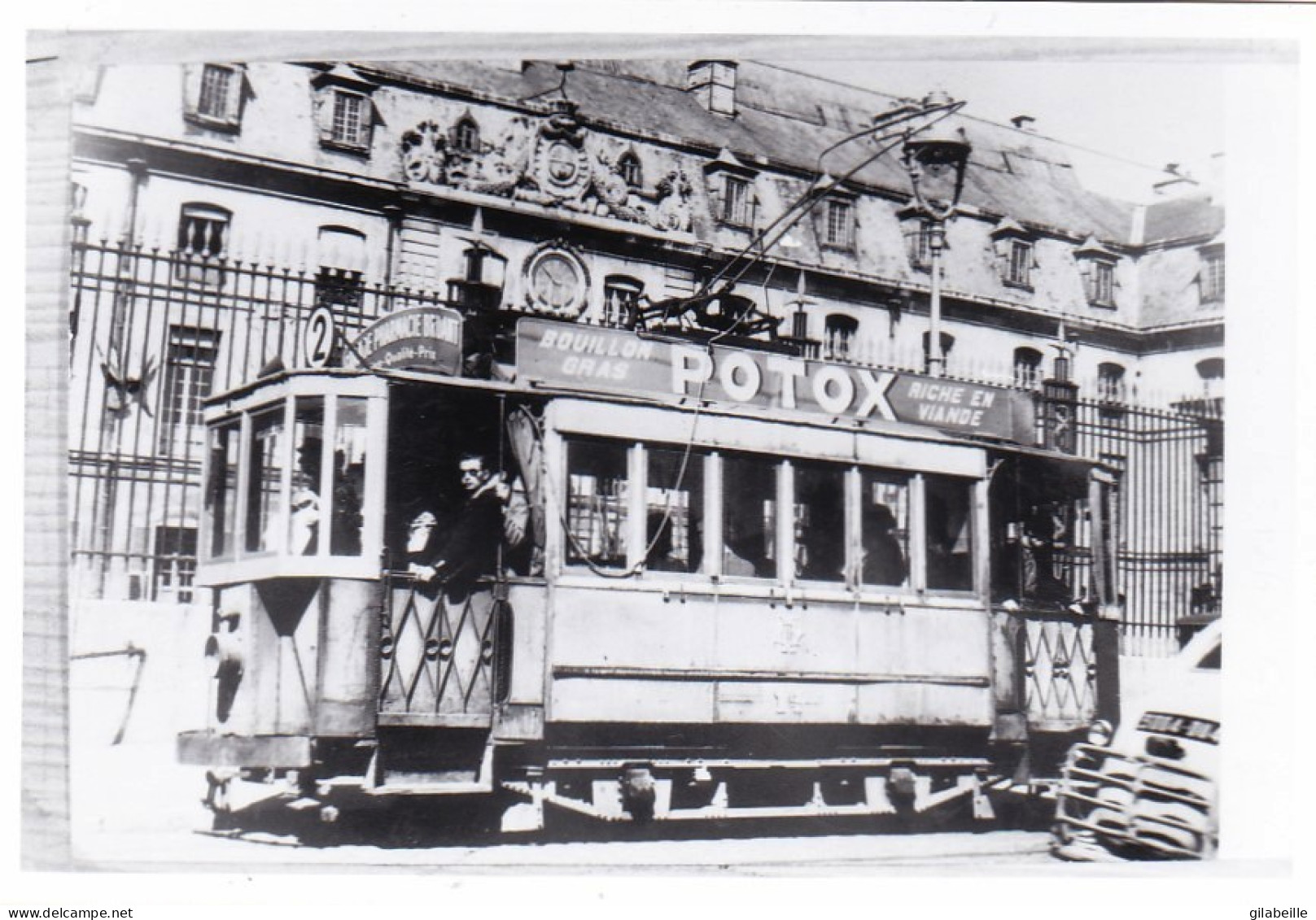 Photo - DIJON - Tramways Electriques De Dijon  - T E D Motrice Place D'armes   - Retirage - Sin Clasificación