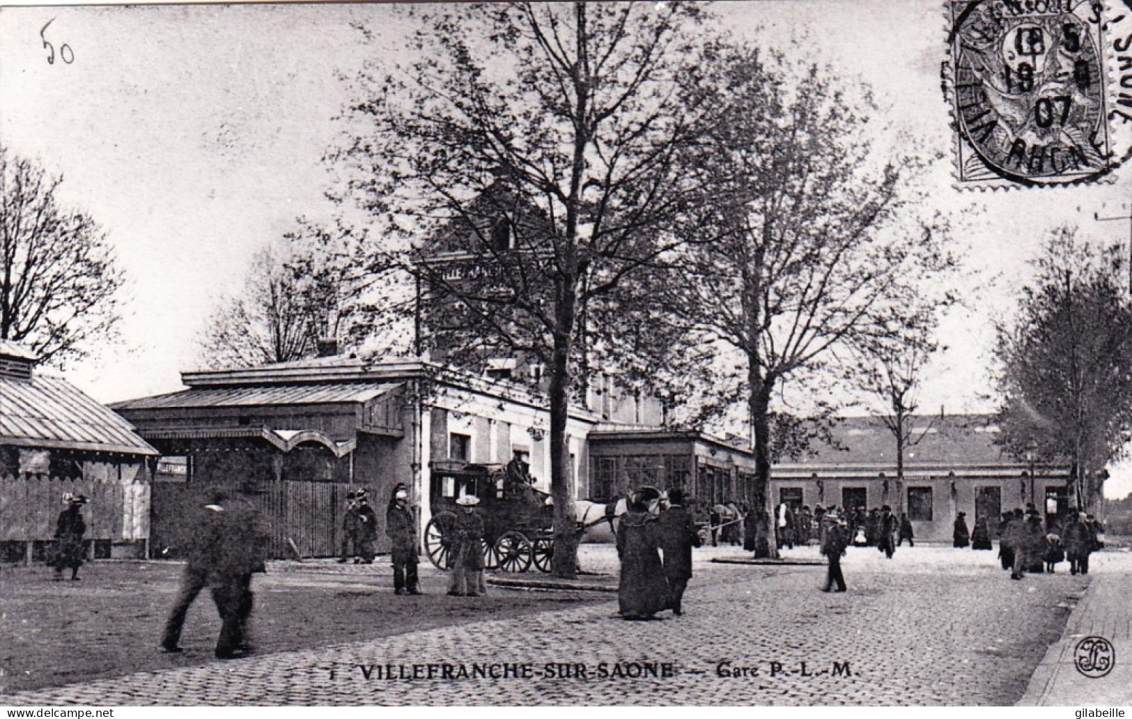 Photo - 69 - Rhone - VILLEFRANCHE Sur SAONE - Gare P.L.M - Retirage - Non Classificati