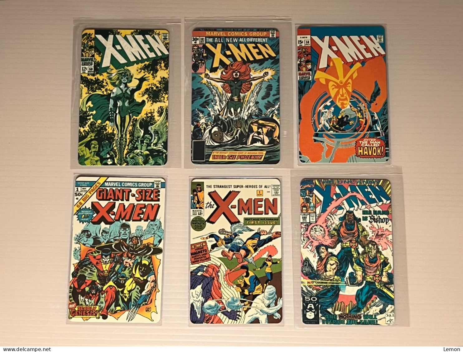 Mint USA UNITED STATES America Prepaid Telecard Phonecard, MARVEL Comics X-MEN Series, Set Of 6 Mint Cards - Andere & Zonder Classificatie