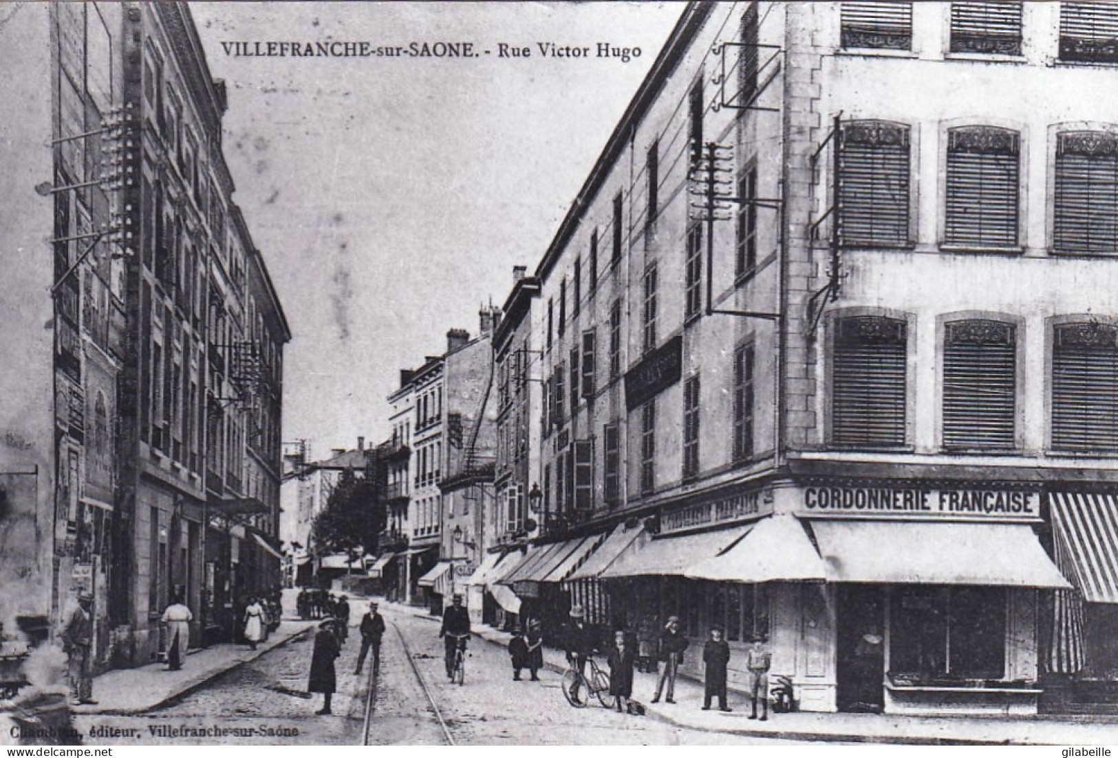 Photo - 69 - Rhone - VILLEFRANCHE Sur SAONE - Rue Victor Hugo  - Retirage - Ohne Zuordnung