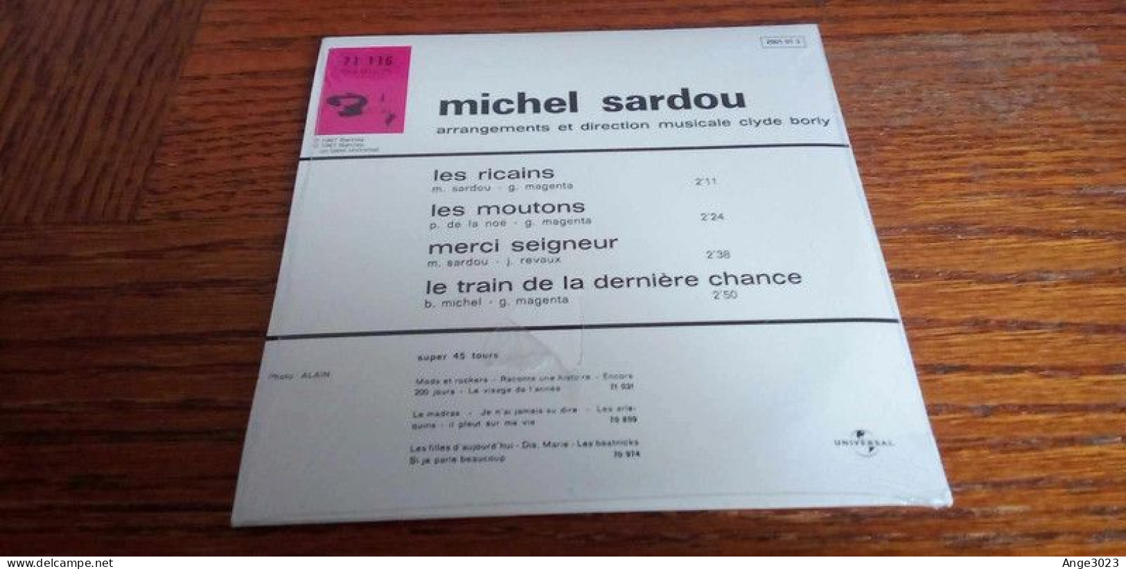 MICHEL SARDOU "Les Ricains" - Sonstige - Franz. Chansons