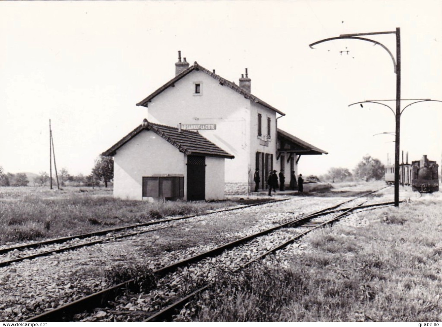 Photo - 69 - Rhone -  Chemin De Fer De La Cote D'or - Gare De MARSANNAY La COTE - Retirage - Non Classificati