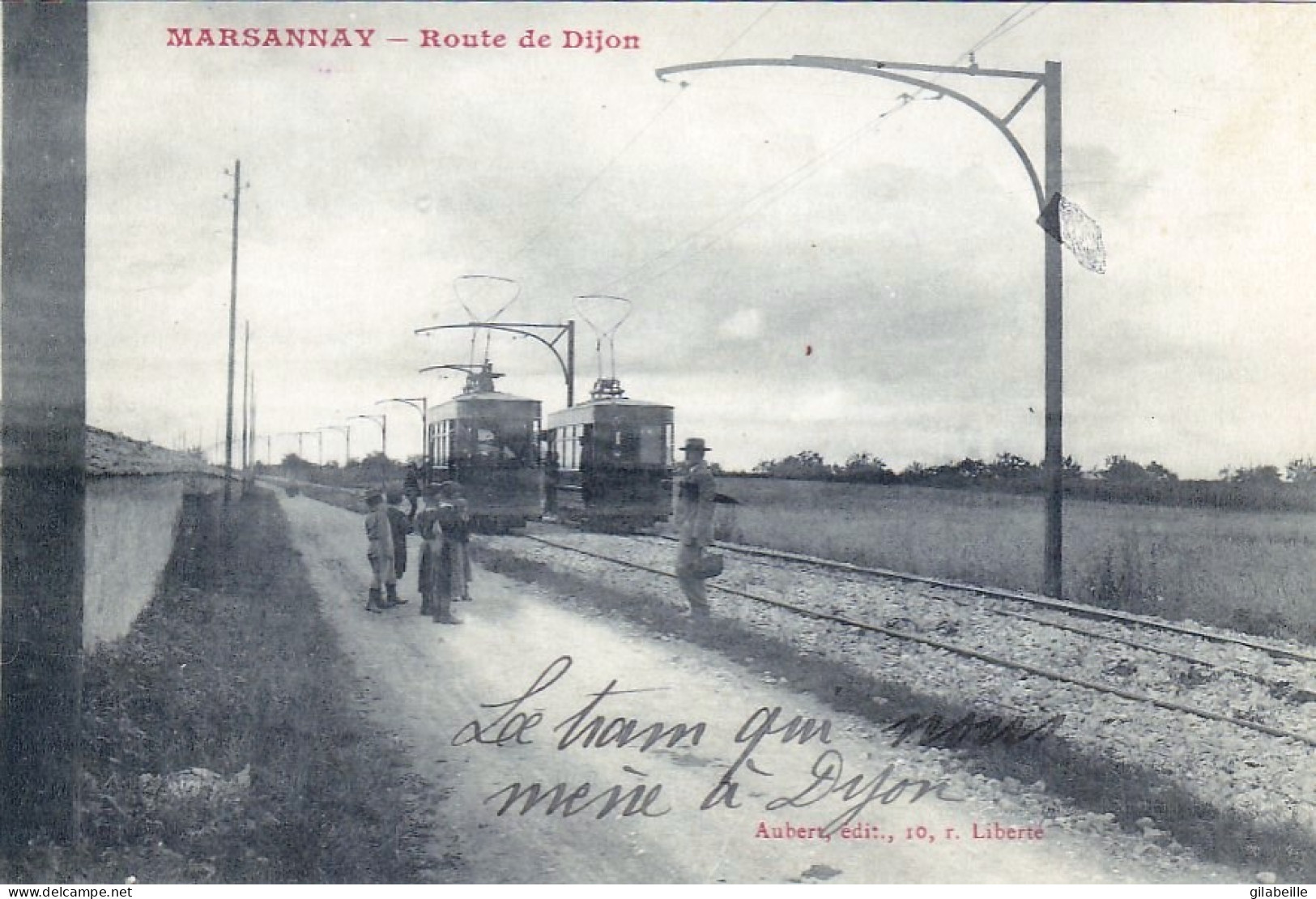 Photo - 21 - Cote D'or - MARSANNAY La COTE - Route De Dijon - Croisement De Deux " Lorraine Dietrich " - Retirage - Sin Clasificación