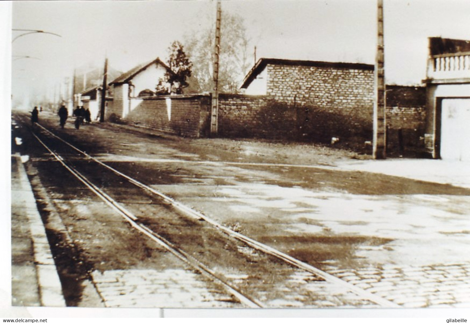 Photo   - 21 - DIJON -  Chemins De Fer De La Cote D'or -rue De Chenove - Fin Des Rails Broca  - Retirage - Zonder Classificatie