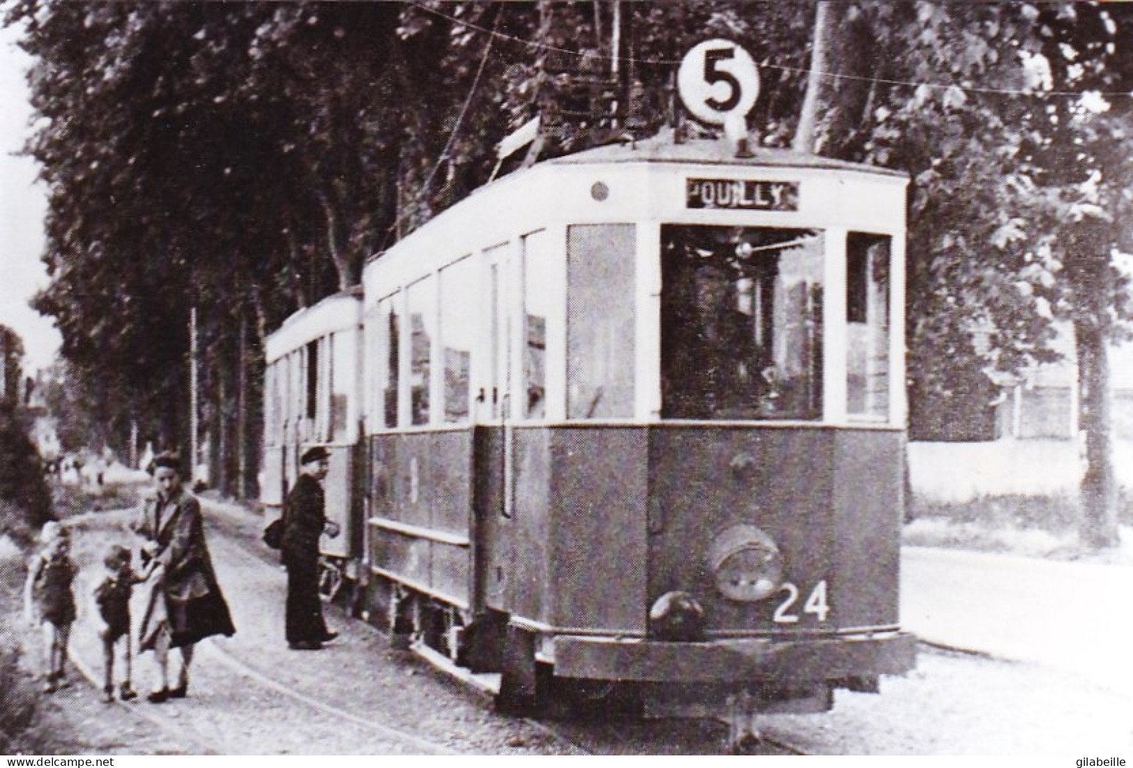 Photo - 21 - DIJON - Tramways Electriques - Ligne Pouilly - Chenove - Ligne 5- Retirage - Non Classés