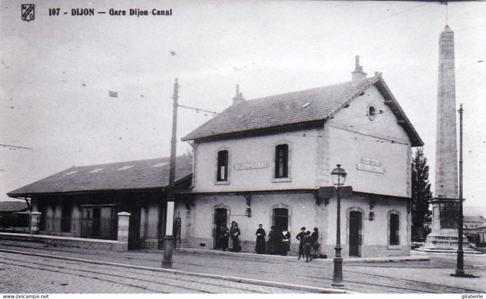 Photo - 21 - DIJON - Gare Dijon Canal - Chemin De Fer Du Beaujolais - Retirage - Unclassified