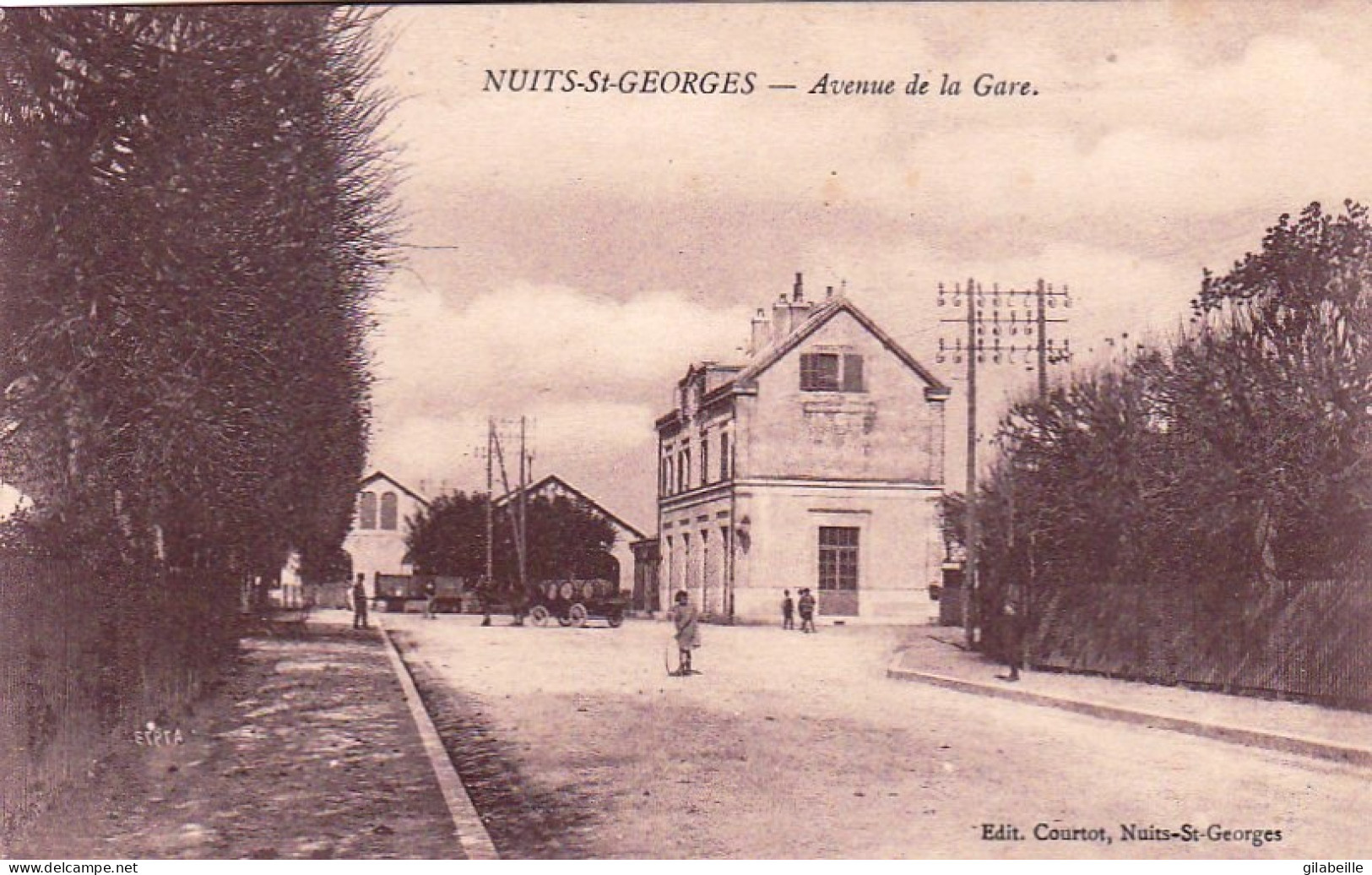 21 - Cote D'or -  NUITS SAINT GEORGES - Avenue De La Gare - Nuits Saint Georges