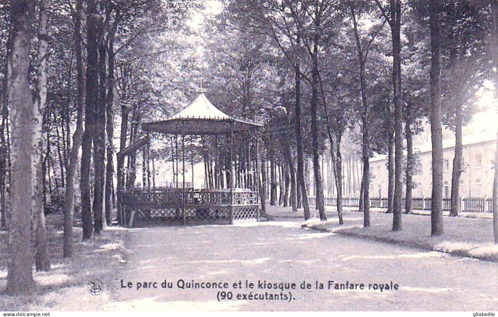 La Louviere - HOUDENG AIMERIES - Charbonnages Du Bois Du Luc -le Parc Du Quinconce Et Le Kiosque De La Fanfare Royale - La Louviere
