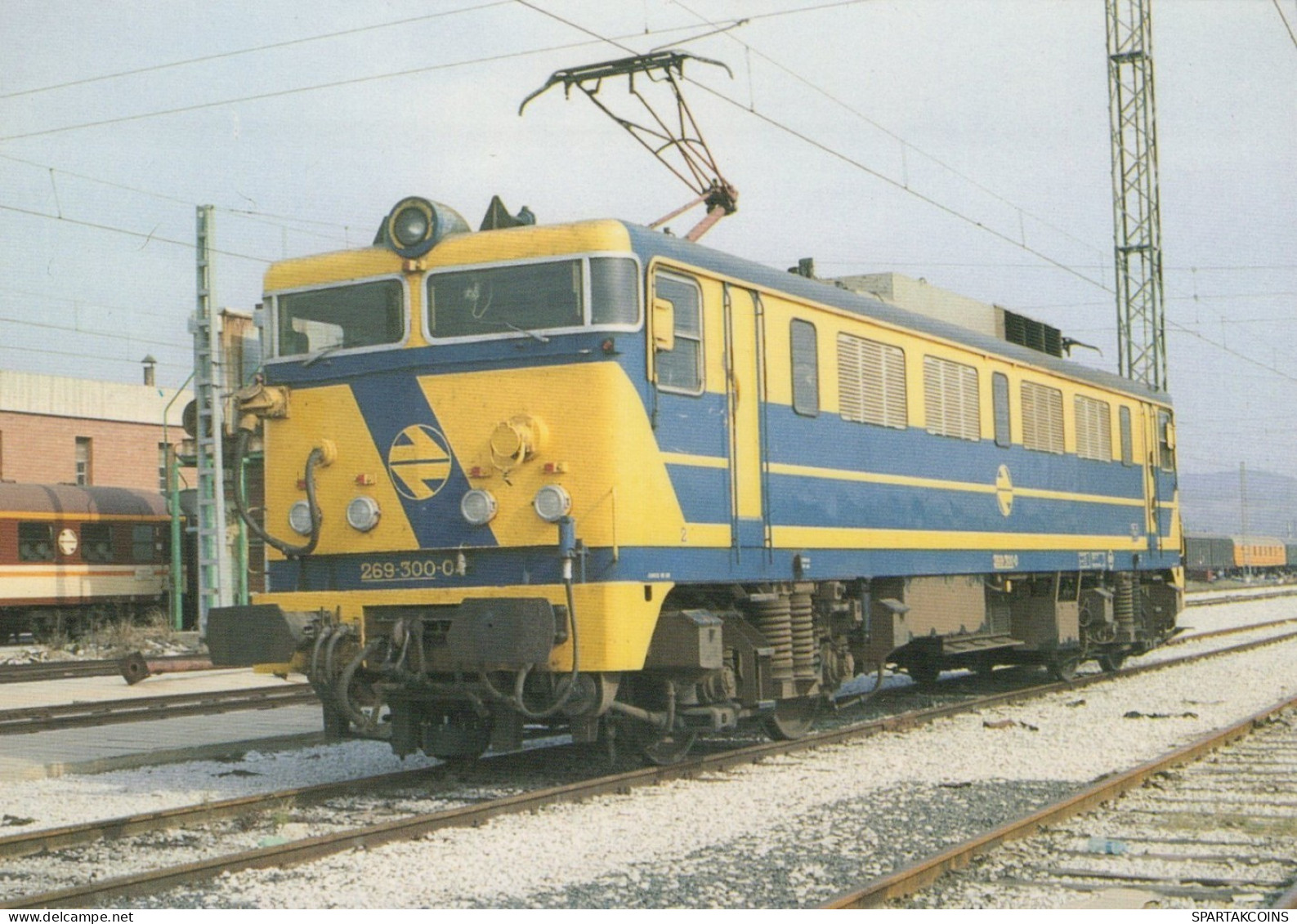 ZUG Schienenverkehr Eisenbahnen Vintage Ansichtskarte Postkarte CPSM #PAA709.A - Trains