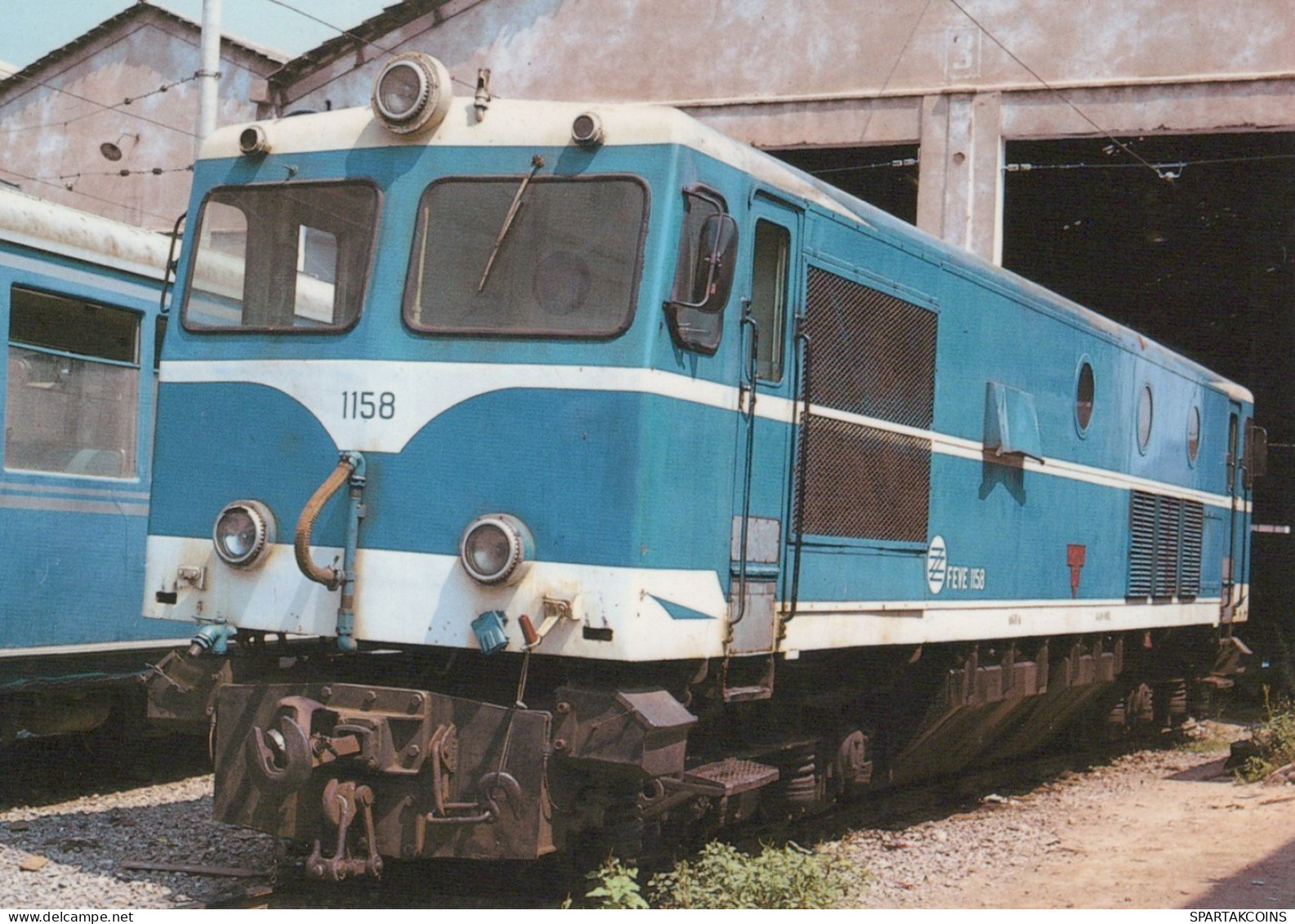 TREN TRANSPORTE Ferroviario Vintage Tarjeta Postal CPSM #PAA700.A - Trains