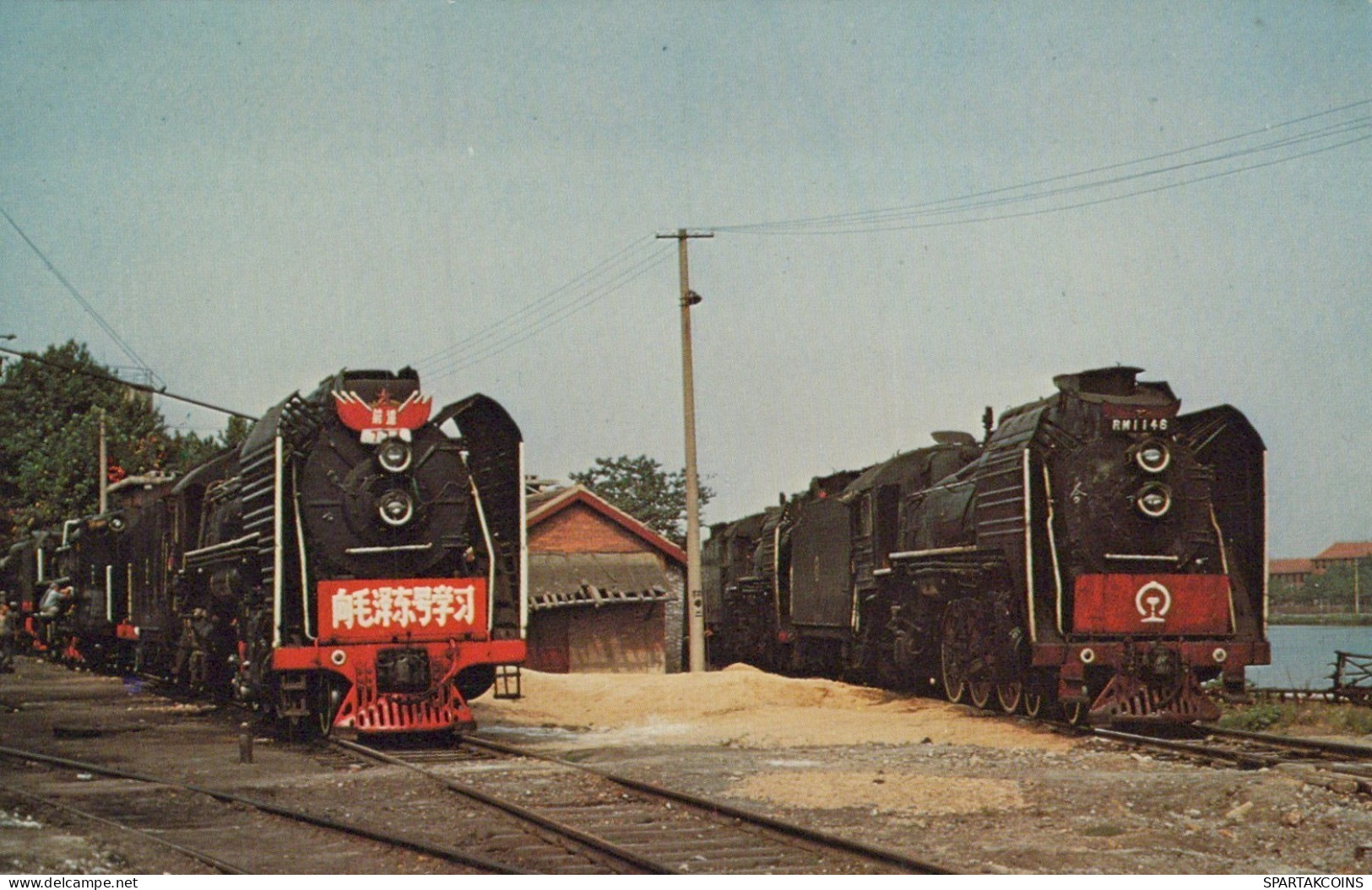 Transport FERROVIAIRE Vintage Carte Postale CPSMF #PAA530.A - Trains