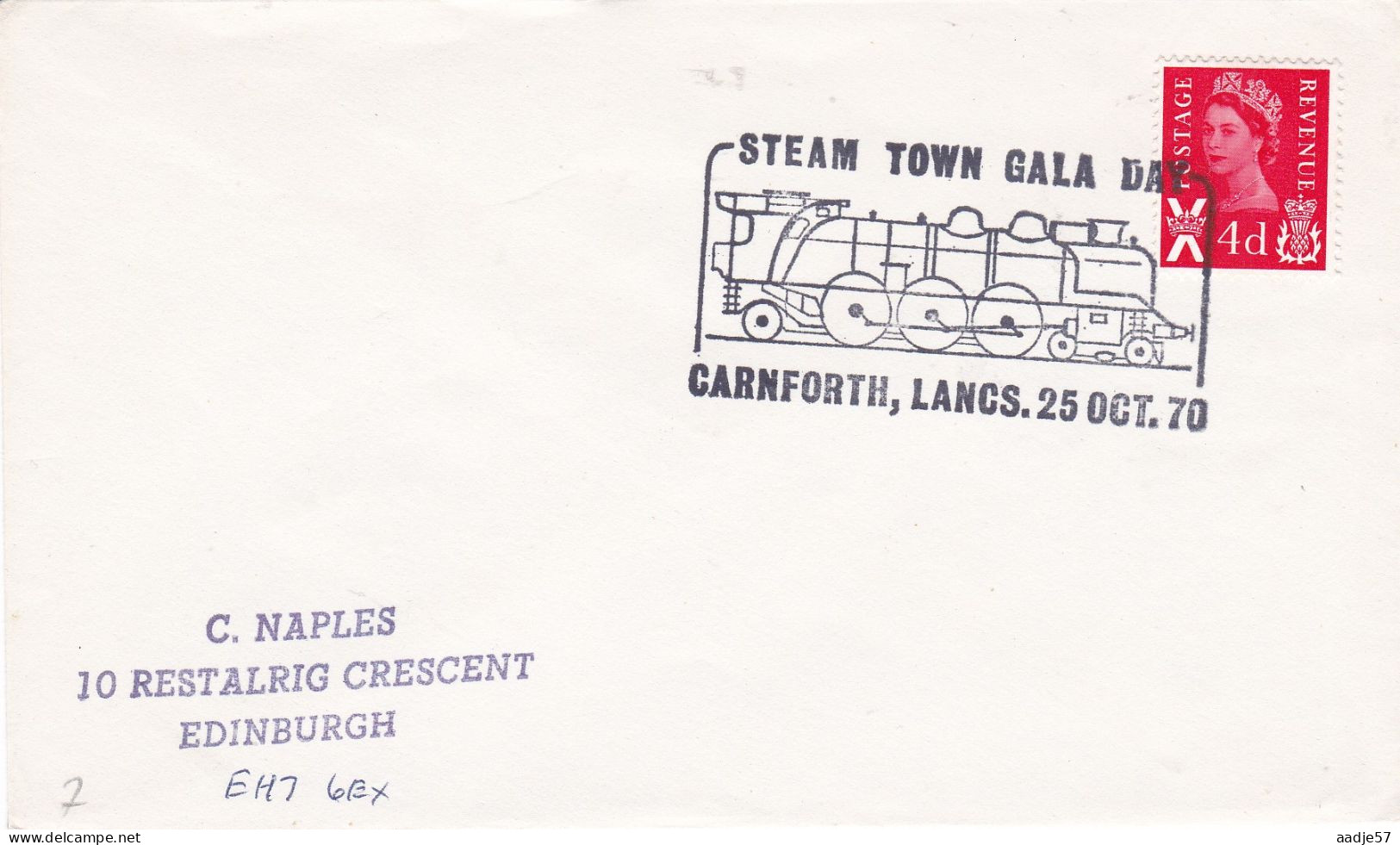 GB Engeland 1970 Steam Town Gala Day Carnforth - Eisenbahnen