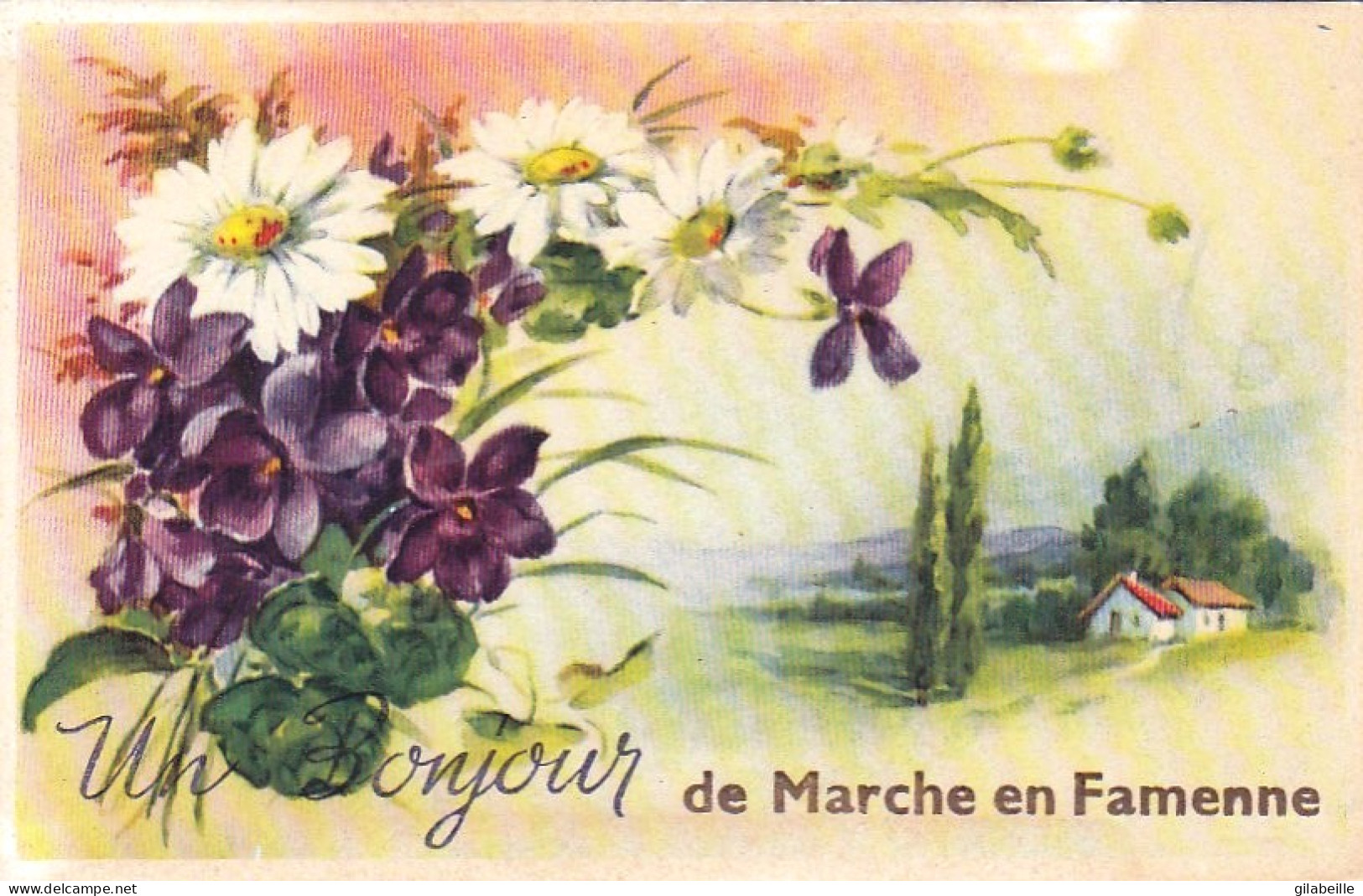 Un Bonjour  De MARCHE En FAMENNE  - Marche-en-Famenne