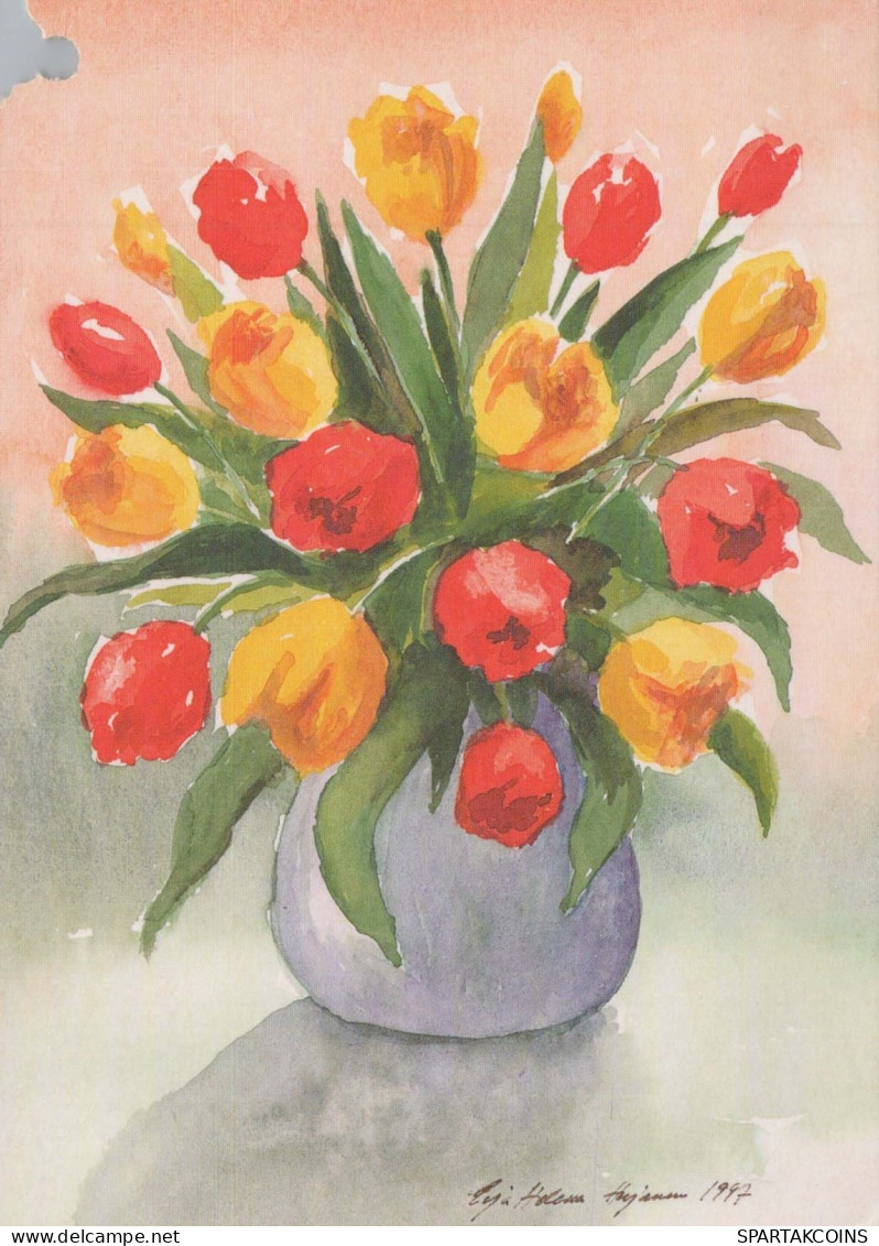 FLOWERS Vintage Ansichtskarte Postkarte CPSM #PBZ418.A - Fleurs