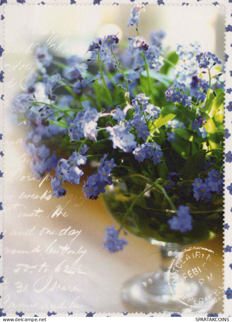 FLOWERS Vintage Postcard CPSM #PBZ199.A - Fleurs