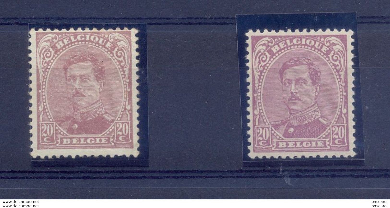 140A + 140C (type I + IV) Postgaaf Prachtig MNH ** - 1915-1920 Albert I.