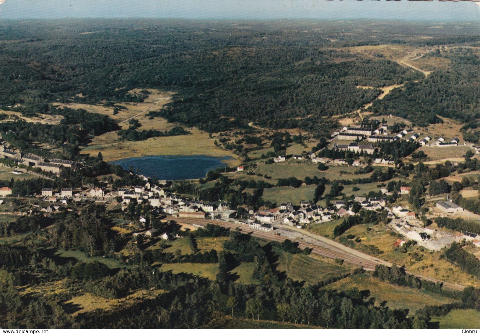 23, La Courtine, Vue Générale Aérienne, L’Etang De Gratadour - La Courtine