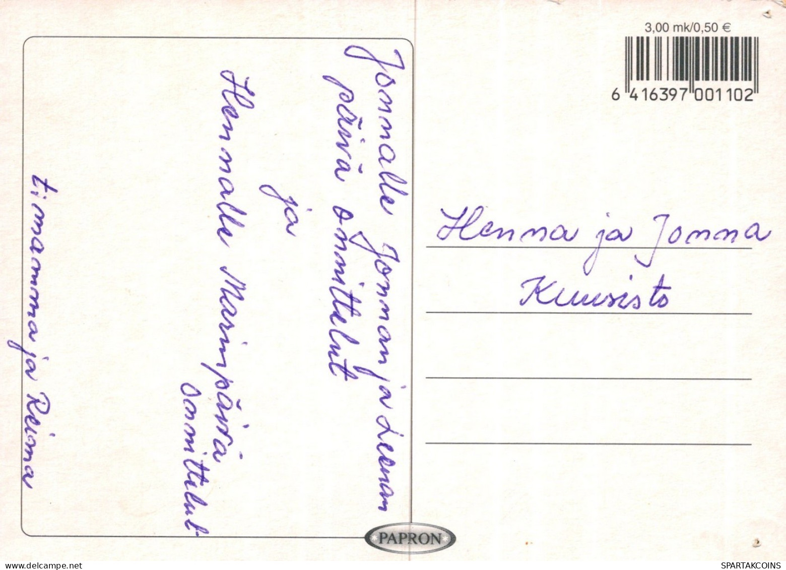 PERRO Y GATO Animales Vintage Tarjeta Postal CPSM #PAM042.A - Perros