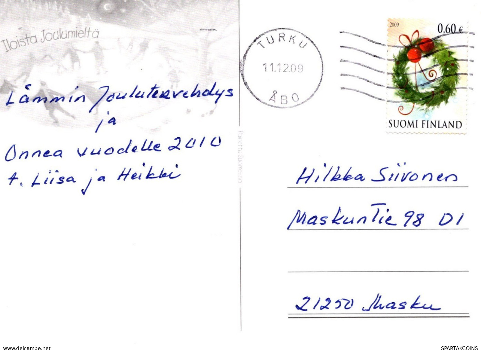 ÁNGEL NAVIDAD Vintage Tarjeta Postal CPSM #PAJ238.A - Engel